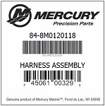  Mercury | WIRING HARNESS | Package Quantity @1 | 84-8M0120118